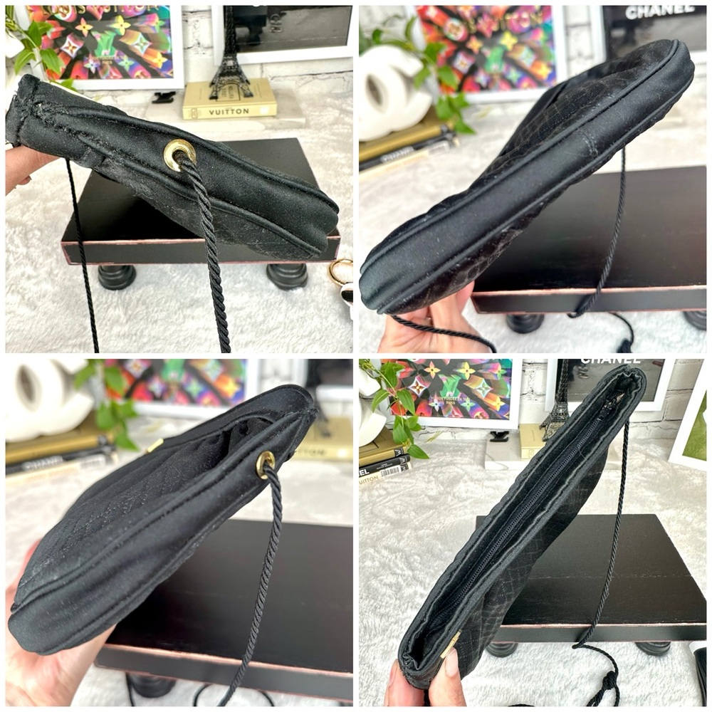 FENDI black crossbody or shoulder bag quilted soft cloth! So cute. “GREAT!” - Picture 7 of 16